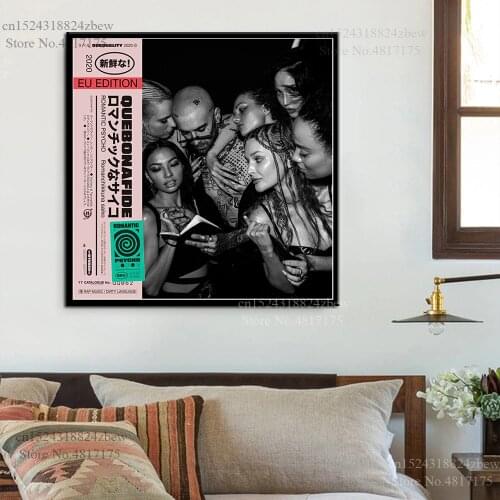 Quebonafide Poster Rapper Singer Music Album Romantic Psycho Canvas Painting Wall Art Posters and Prints Home Decor