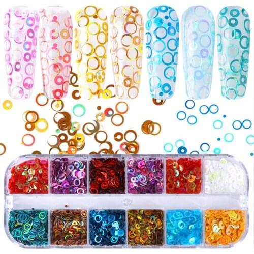 Colorful Nail Art Decoration Rhinestone Crystal Nail Glitter Manicure Nail Sequins supplies unghie accessori Nails accesoires