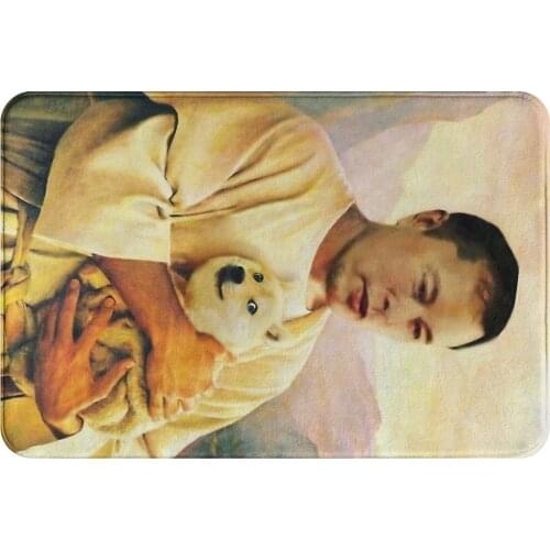 Shiba Inu Coin Crypto Miners Kitchen Non-Slip Carpet To The Moon With Elon Musk Living Room Mat Welcome Doormat Home Decor Rug