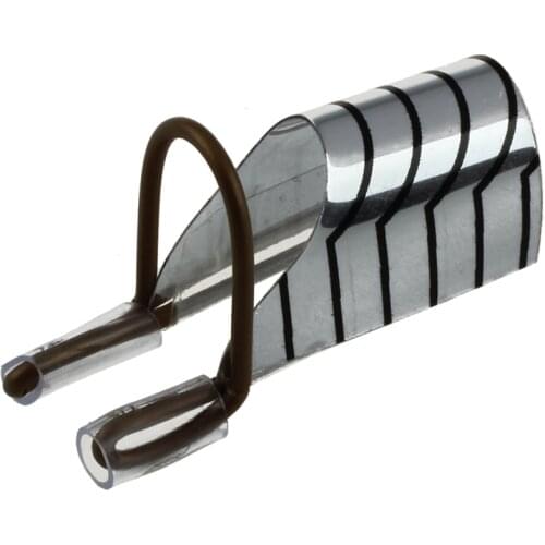 Reusable Nail Stencils UV Gel Acrylic French Nail Art Silver