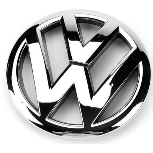 OEM 142MM Chrome Front Radiator Grille Emblem Car Accessories Badge Logo For VW Tiguan 2010
