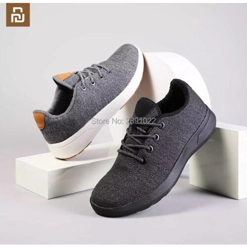 Youpin wool autumn and winter warm and waterproof sports shoes wool fabric surface warm casual shoes