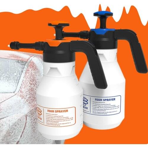 2L Plastic Foam Watering Can Pressure Type Small-scale Sprayer Car Cleaning High Pressure Watering Can Window Cleaning Tool