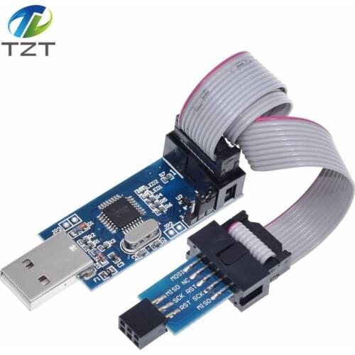 1Set USBASP USBISP AVR Programmer USB ISP USB ASP ATMEGA8 ATMEGA128 Support Win7 64