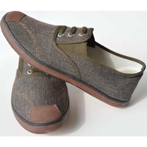 Work shoes new classic mens shoes casual shoes flat non-slip wear-resistant comfortable breathable fashion canvas shoes trend l