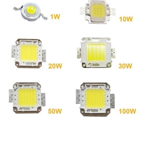 10W 20W 30W 50W 100W COB LED Chip Lamp Bulb Chips for Spotlight Floodlight Garden Square DC 12V 36V Integrated LED Light Beads