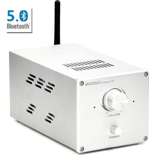 AC220V TPA3255 QCC3034 Bluetooth 5.0 300WX2 Fever Vertical Digital Audio Amplifier PCM5102A Decoding