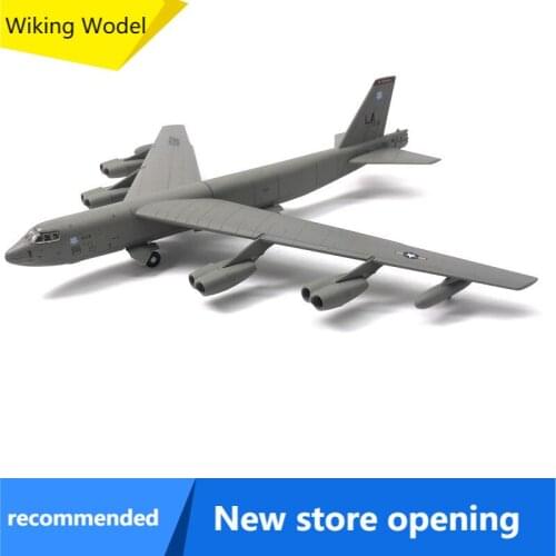 1/200 US B-52 bomber, model of simulated alloy bomber aircraft