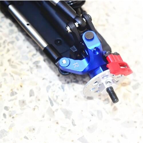 1 Pair Aluminium Alloy Front Steering Knuckles Arm for LOSI 1/10 ROCK REY RC Car Accessories
