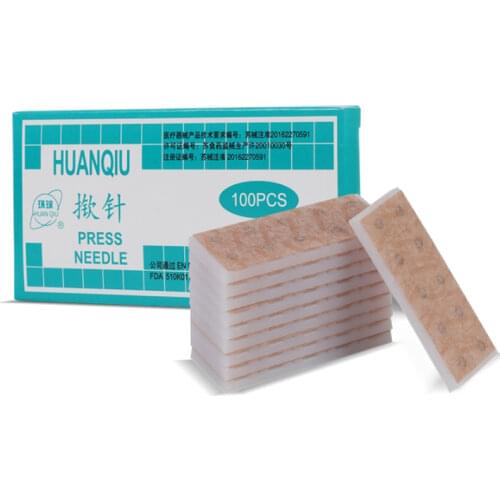 100pcs/box acupuncture needle sterile disposable needles acupressure embedded ear needle ear press seed