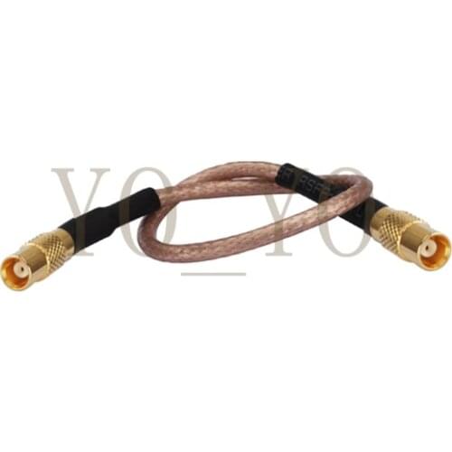 15cm MCX female to MCX female straight for RG316 Pigtail coaxial cable RF Adapter