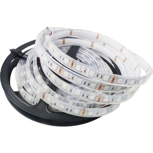 16.4ft 5050 RGB LED Strip 5M 300 LEDs Flex SMD Light 60led/M IP68 Underwater White/Black PCB