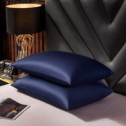 60 Long Staple Cotton Pillowcase Hotel Home Solid Color Pillow Cover 48*74 Pillow Case Home Bed Bedding Pillow Case Cover