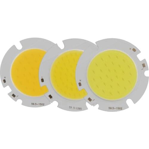 Allcob 1pcs 5pcs 10pcs epistar chips Power LED COB round Light Source Module 10W 15W 20W 30W COB Warn Nature White for downlight
