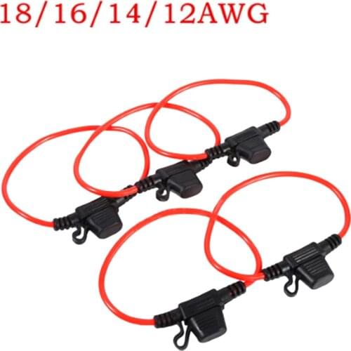 12V Car Waterproof Fuse Holder Socket TAP Adapter Micro/Mini/Standard ATM With 10A Blade Car Auto Motorcycle Motorbike Fuse