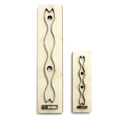 Bow Scrapbook Embossing Wooden Die Cutting Leather Mold Bowknot Shape Cutting Mold for Earring Jewelry DIY Leather Craft