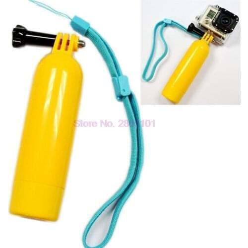 By DHL or EMS 50 pieces Multifunctional Bobber Floating Handheld Stick Floaty Grip with Wrist Strap for Gopro Hero