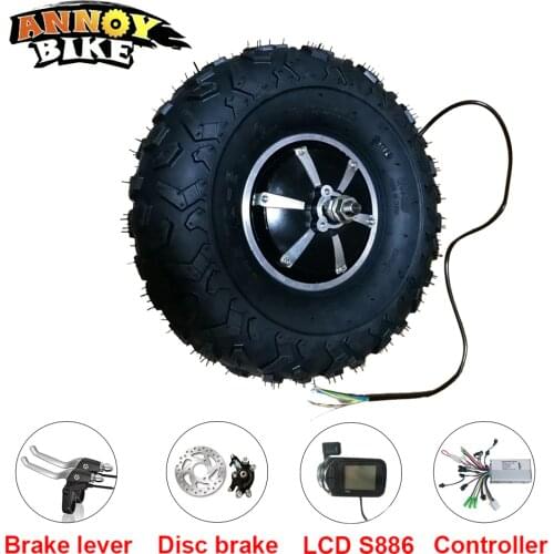 14.5"Electric Wheelbarrow Conversion Kit High Torque 40N.M Gear Motor 14.5 inch electric bicycle 24v36v48v60v350w500w800w S886