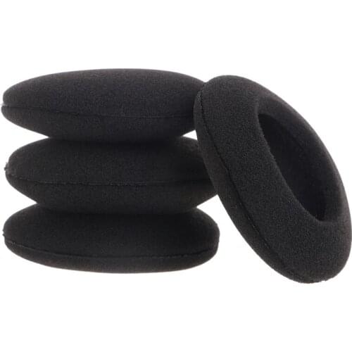 H7JA 2 Pairs Replacement Soft Sponge Ear Pads Covers For Headphone Headset 45MM/60MM