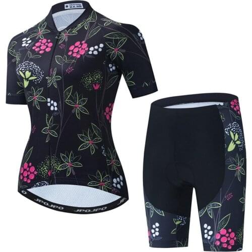 Weimostar Summer Cycling Jersey Sets Women Racing Bike MTB Clothing Anti-UV Bicycle Wear Uniforme Clothes Road Cycling Kit Ropa