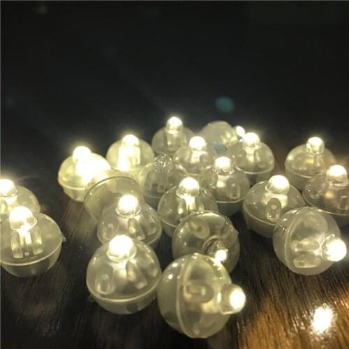 Mini Led RGB Flash Ball Lamp Coloured Round Lantern Balloon Lights For Christmas Wedding Party Decoration