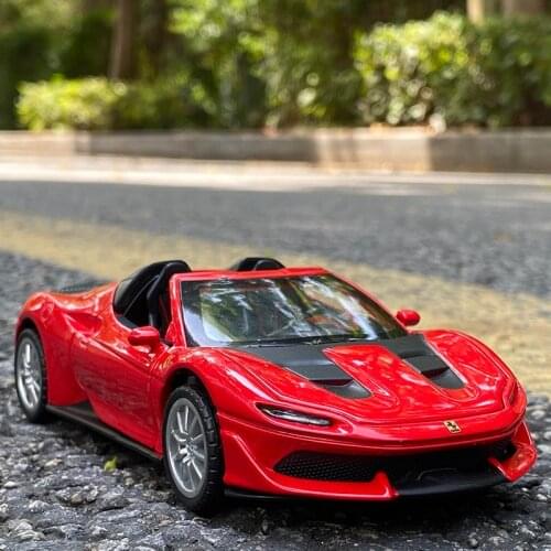 Free Shipping 1:32 ferrari-J50 Car Model Alloy Car Die Cast Toy Car Model Pull Back Childrens Toy Collectibles