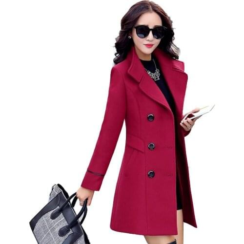 Fashion Women Long Trench Coat For Women Winter Coat Plus Size Casaco Clothes sobretudo feminino abrigos mujer invierno 2019