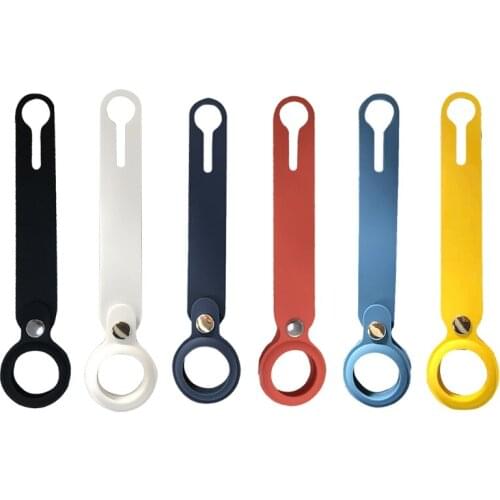 Soft Hand Strap Protective Cover Soft Silicone Case Shell Location Tracker Protector for AirTags Bluetooth Tracker