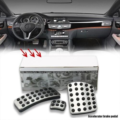 Car Accelerator Brake Pedal Trim For Mercedes Benz CLA C117 GLA X156 200 220 260 2016-2018 Interior Modified Accessories