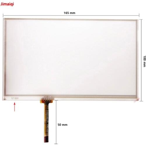 New for 7'' inch 4pins YLT-602 gps Touch Screen resistance Digitizer glass panel lens 165mm*100mm touchpad