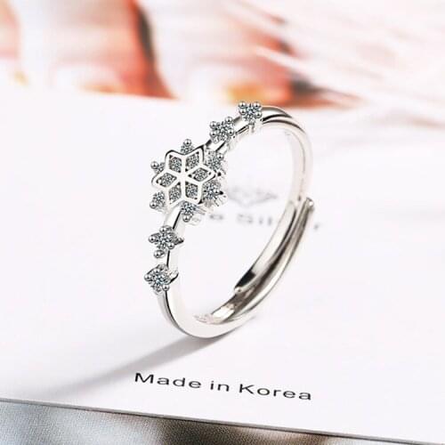 Charming Boho Zircon Snow Rings For Women Vintage Finger Ring 2021 Knuckle Female Fashion Jewelry Wedding Gifts