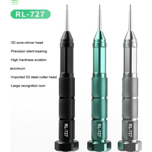 RELIFE RL-727 3D Extreme Edition Screwdriver Bit Imported S2 Steel Cutter Head Anti-Slip Precision Disassembly Phone Repair Tool