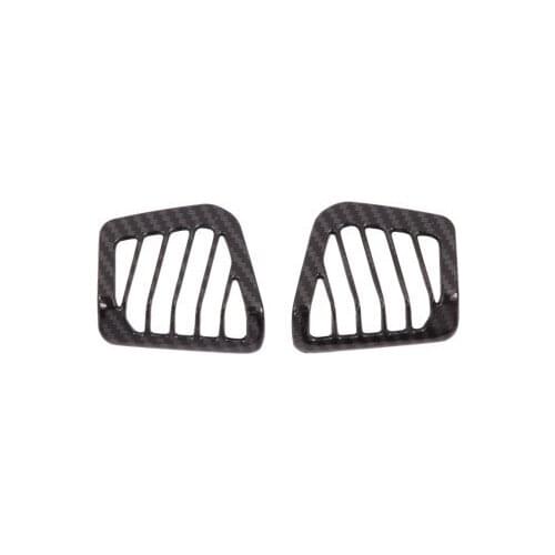 Applicable for 2018 Jeep herdsman ABS black carbon fiber pattern front upper air outlet decoration sticker