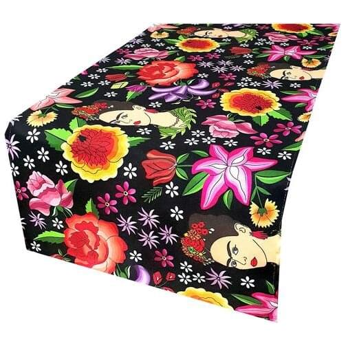 Frida Handmade Home Decoration Tablecloth / Table Runner - Dirt-Repellent Fabric 40CM x 140CM