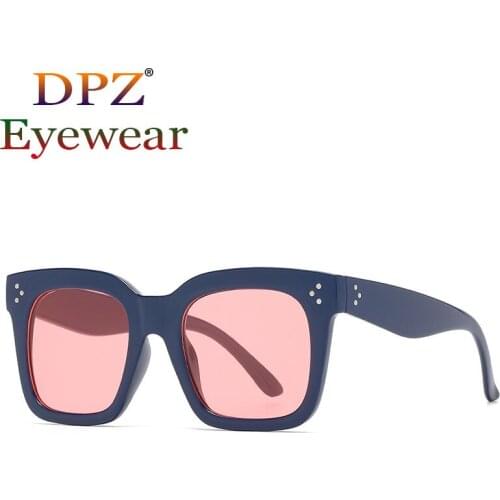 2021 New brand design mens square frame fashion sunglasses retro big frame women trendy sunglasses Oculos De Sol