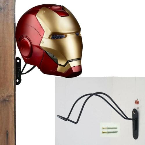 One Wall Mount Football Helmet Rack or Iron Man Helmet or Scout Trooper Helmet