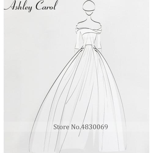 Ashley Carol Custom Wedding Dress 2021 Elegant Personalized Customized Handmade Any A-LINE Wedding Gowns