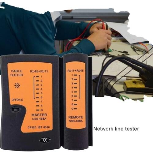 RJ45 Cable lan tester Network Cable Tester RJ45 RJ11 RJ12 CAT5 UTP LAN Cable Tester Networking Tool network Repair