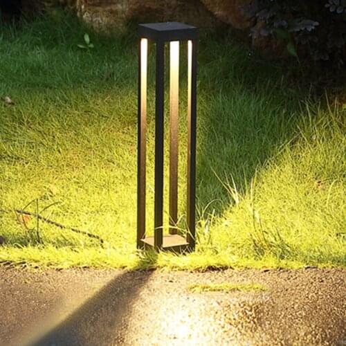Thrisdar Outdoor Garden Lawn Lamp Waterproof Villa Courtyard Pillar Light Landscape Garden Pathway Column Lamps