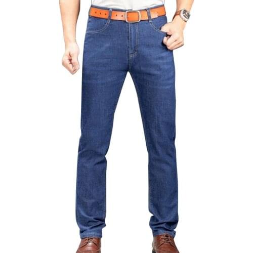 XIANGNIAN Straight Jeans For Men