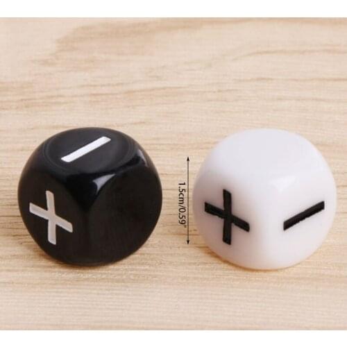 10pcs 15mm Multicolor Acrylic Cube Dice Beads Six Sides Portable Table Games Toy