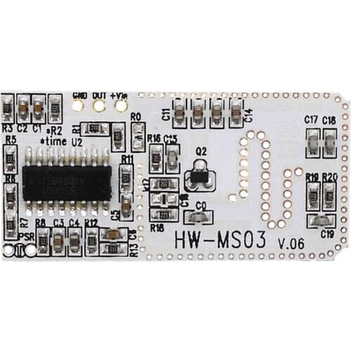 3/5/8/10 meters HW-MS03 Intelligent switch microwave radar human body sensing switch module microwave sensing moving object