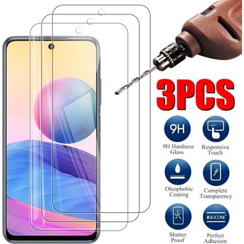 3PCS HD Protective Glass For xiaomi redmi note 10 5G Screen Protector For xiami redmi note10 5g 10 10pro Protection Glass Film