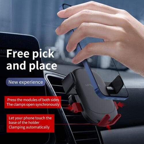 360 Degrees Car Phone Holder Mobile Phone Holder Stand in Car No Magnetic GPS Mount Support For iPhone 12 11 Pro Xiaomi HUAWEI