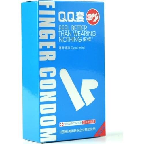 40 Pcs Adult Sex Toys Cool Mint Medical Finger Condom Ultra Thin Female Condoms Sex Product