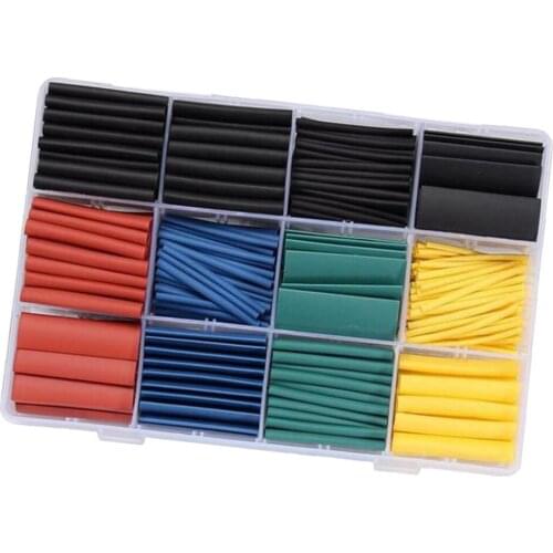 530 Pieces Heat Shrink Tube Assortment, Wire Cable Insulation Sleeving Kit, Economical