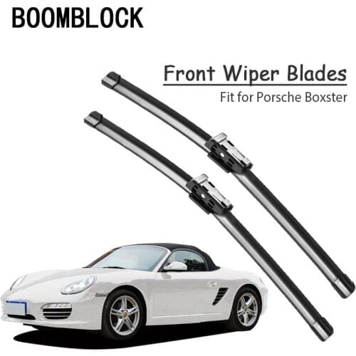 Car Windshield Rubber Front Wiper Blades Arm Kit For Porsche Boxster 986 987 981 2017 2016-1996 Windscreen Wiper Accessories