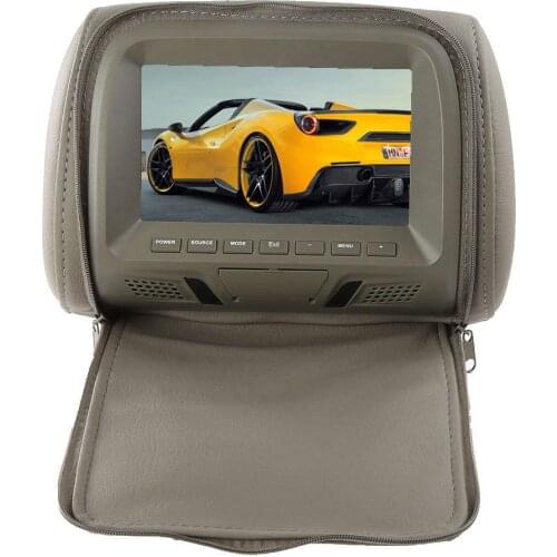 Universal 7 Inch Car Headrest Monitor Rear Seat Entertainment Multimedia-Player Seat back MP4 USB SD MP3 MP5 Car Accessories