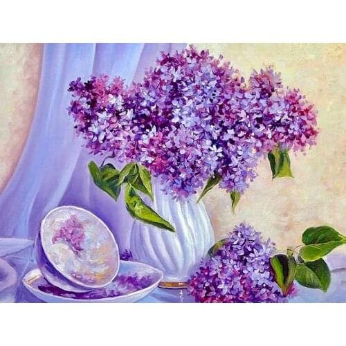 Flower Diamond embroidery circle Device diamond painting rhinestone crystal painting home decoration