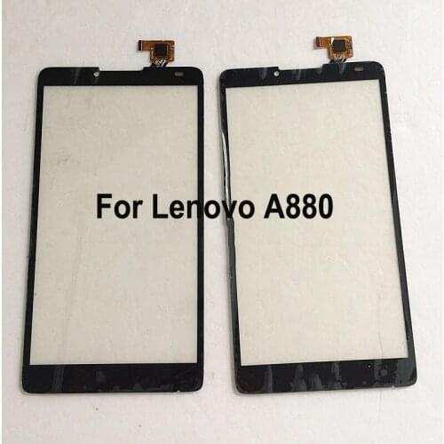 For Lenovo A880 LenovoA880 Touch Panel Screen Digitizer Glass Sensor Touchscreen Touch Panel With Flex Cable